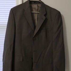 Gray Calvin Klein Suit Blazer